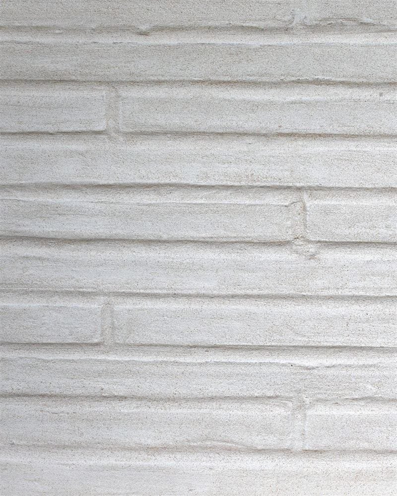 Clayworks clay on brick white whi 07 clay plaster sample swatch