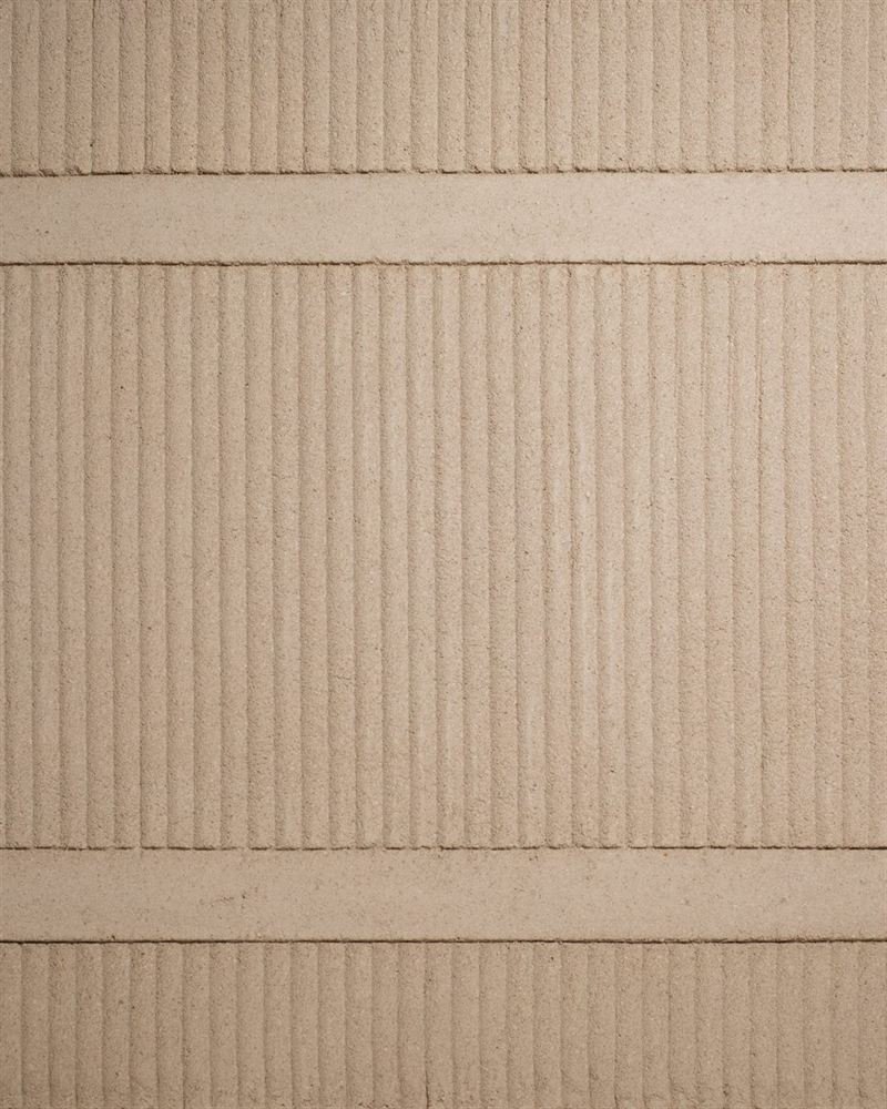 Clayworks corduroy custom white clay plaster sample swatch