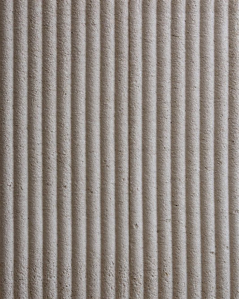 Clayworks corduroy custom white clay plaster sample swatch
