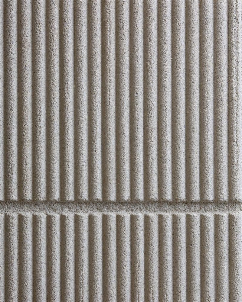 Clayworks corduroy custom white clay plaster sample swatch
