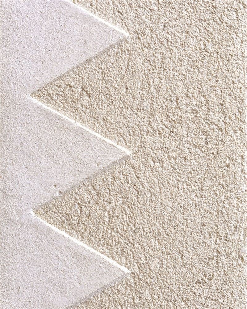 Clayworks hand carved smooth on rustic white whi 07 clay plaster sample swatch