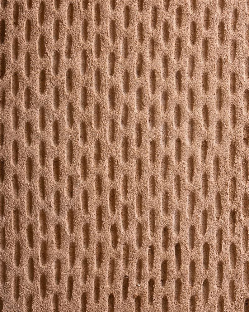 Clayworks pitted demi rustic custom colour clay plaster sample swatch