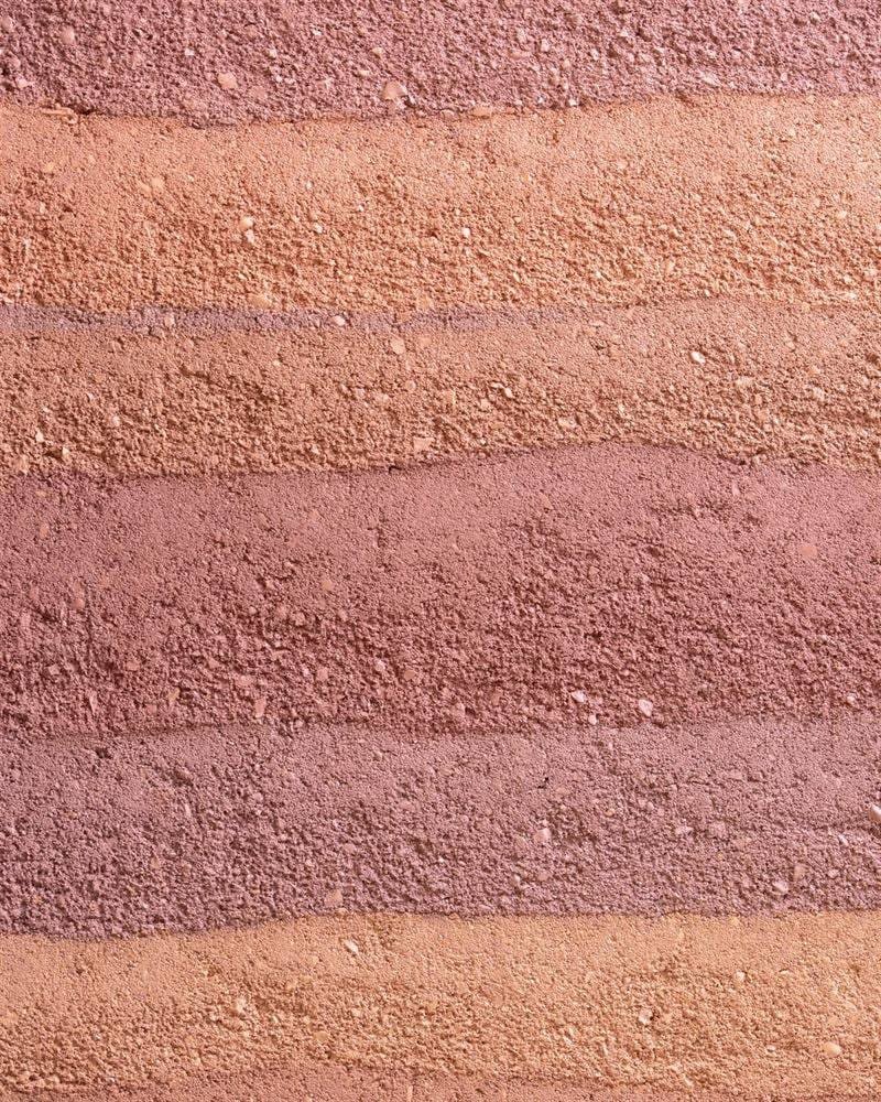 Clayworks rammed earth finish texture 13 clay plaster sample swatch
