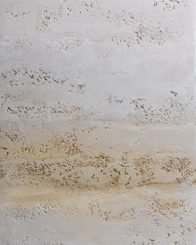 Clayworks travertine effect textured custom colour clay plaster sample swatch