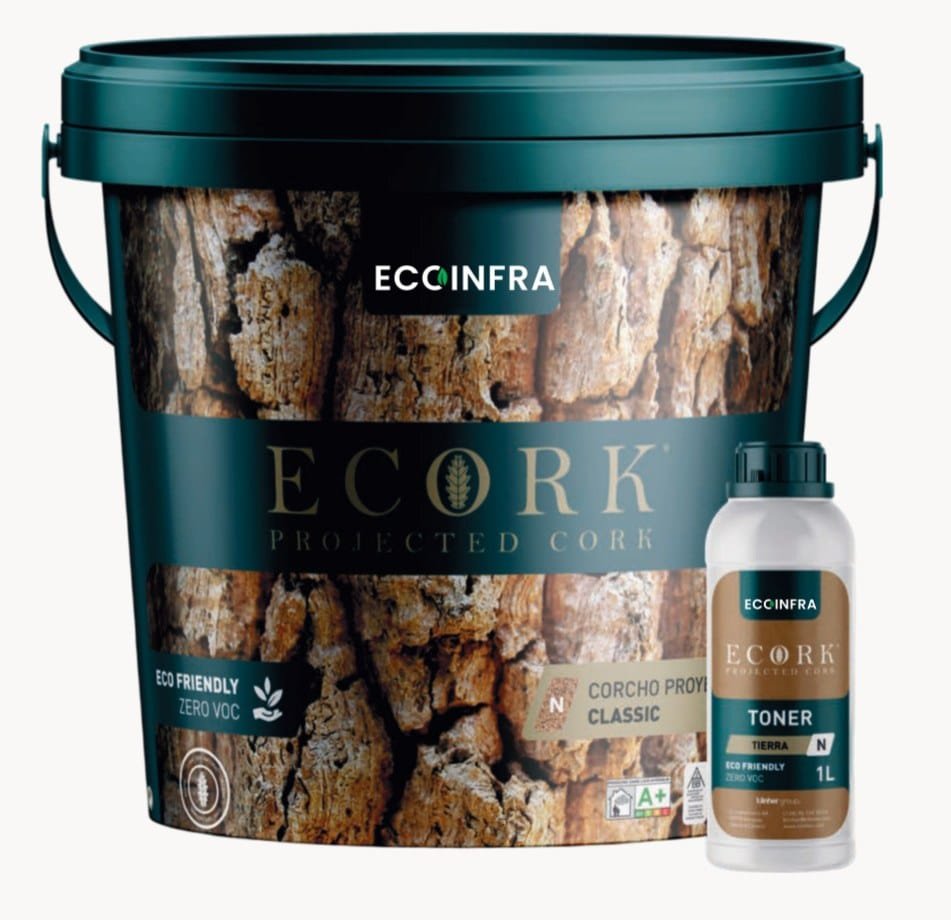Ecork projected cork pail and one litre toner bottle by Kilnher